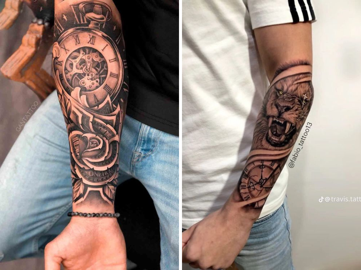 Tatuagem antebraço masculina