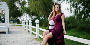 Vestido marsala (Pinterest)