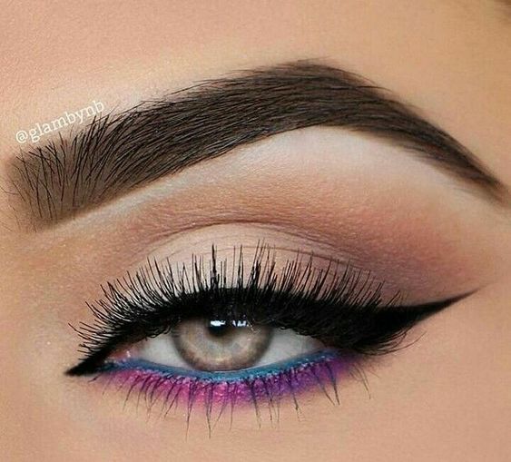 make azul e violeta