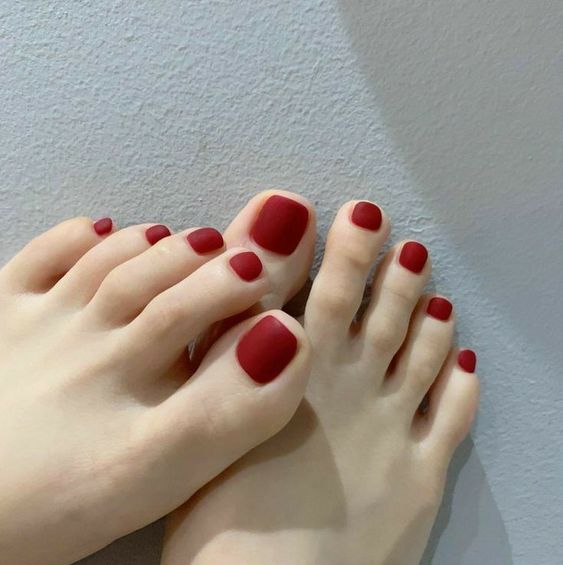 unhas pés