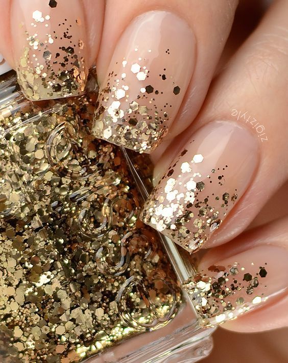 glitter dourado