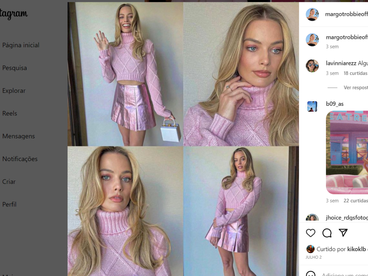 Looks Margot Robbie 