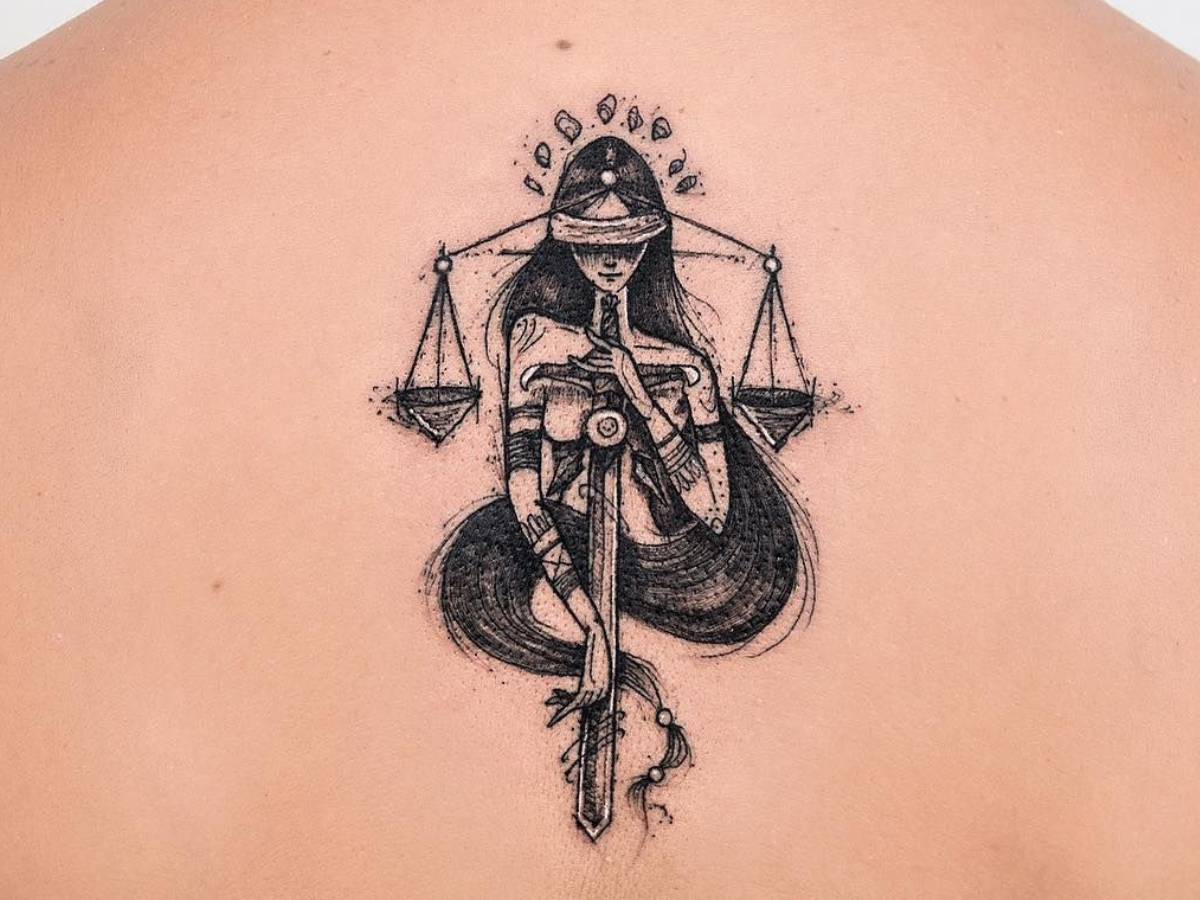 tatuagens signo de libra