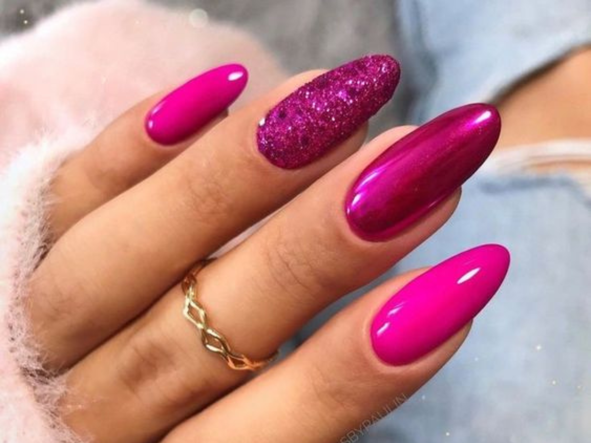  Cores de Unhas do momento: fucsia (Pinterest)