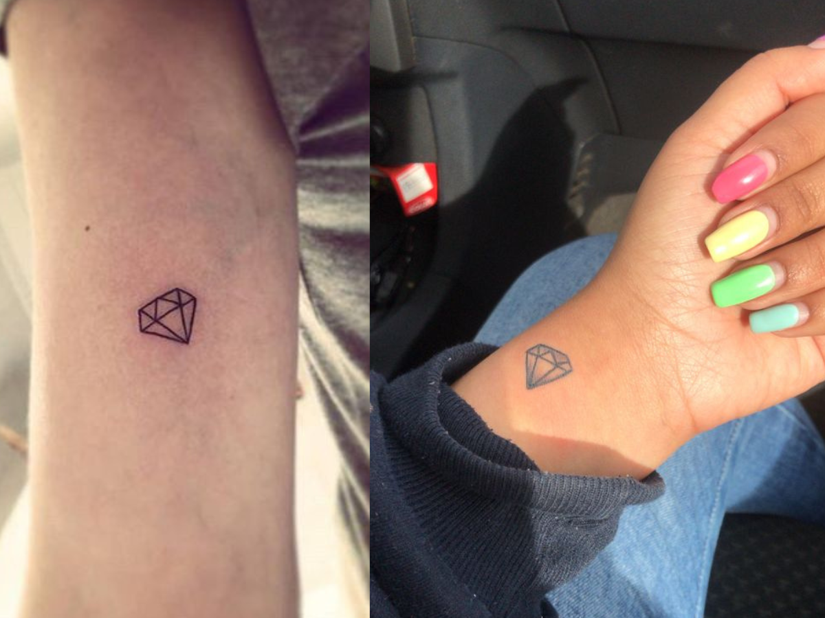 Tatuagem de Diamante