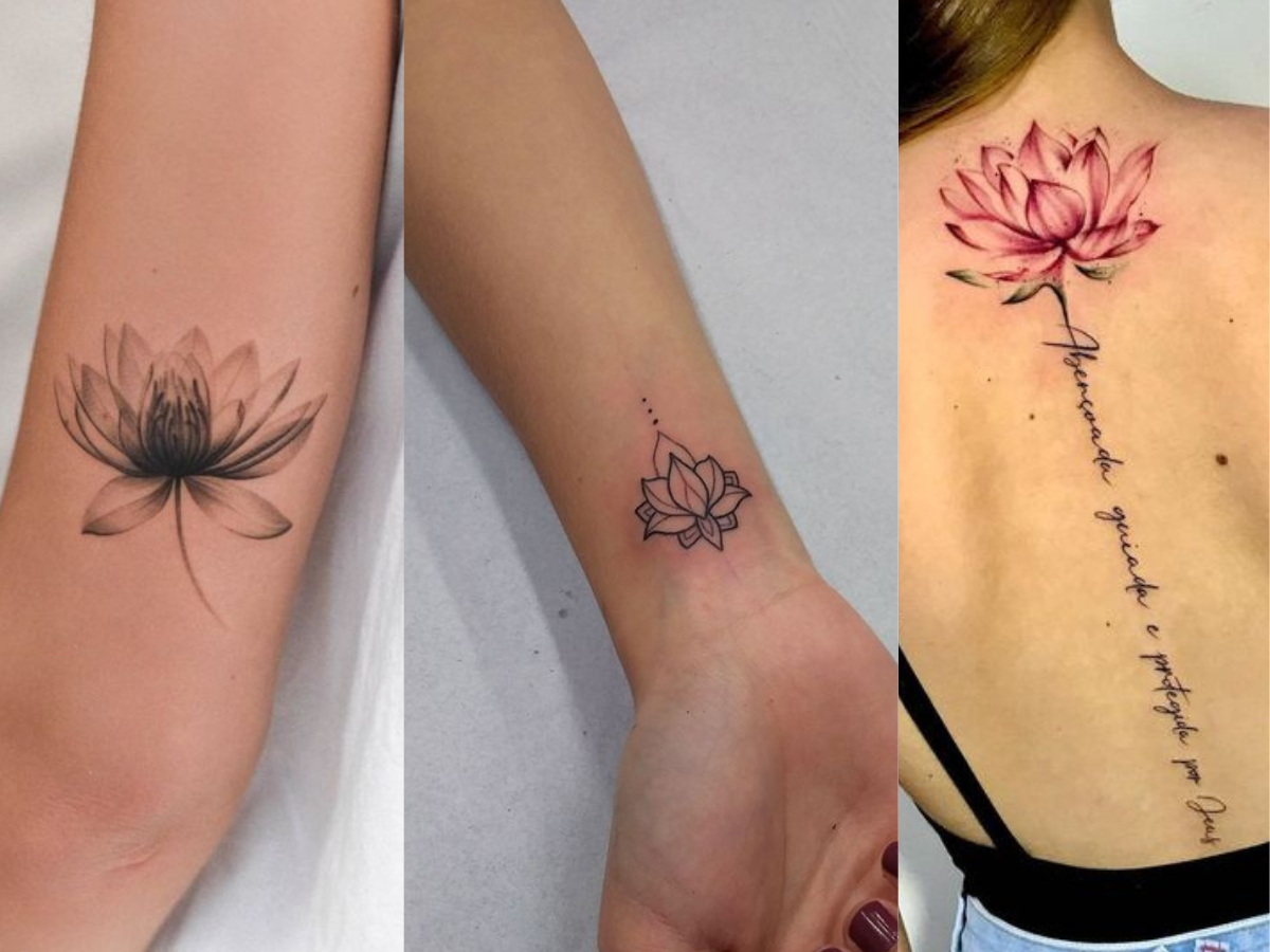 Tatuagem de Flor de Lótus