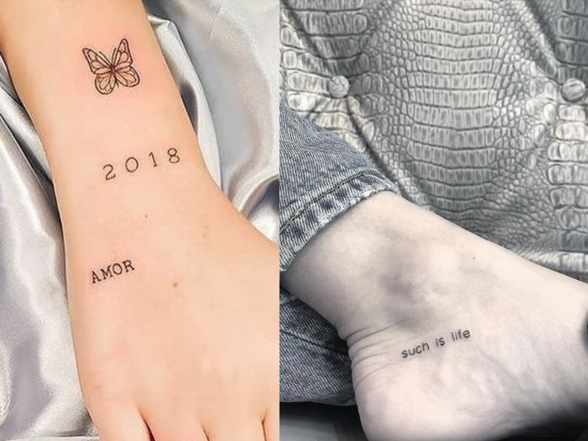 Tatuagens minimalistas femininas