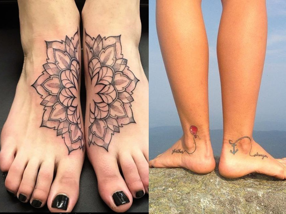 ideias de tatuagem no pé