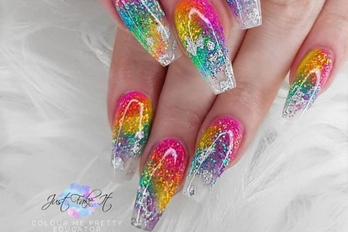 unhas em gel carnaval 2024 2