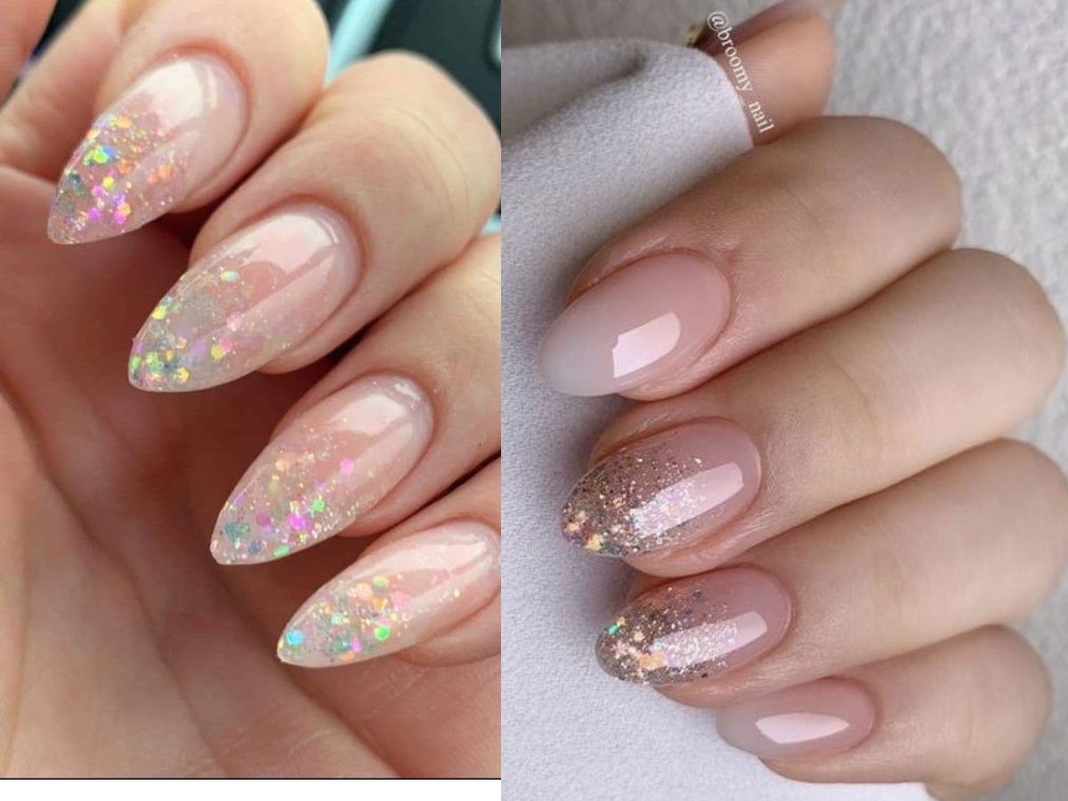 Unhas Almond Decoradas