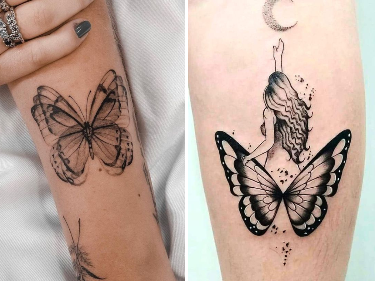 tatuagem de borboleta