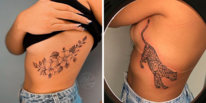 Tatuagem na Costela Feminina