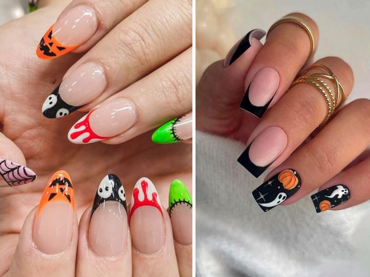 Unhas de Halloween