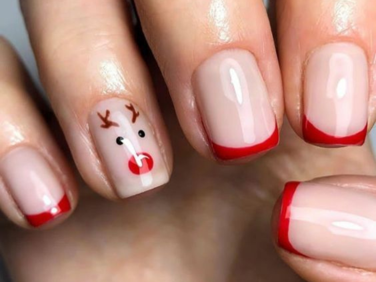 Unhas de Natal Infantil