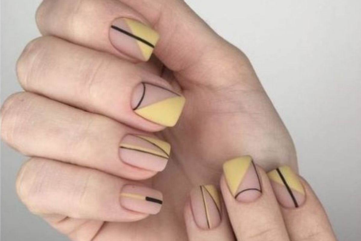 unhas minimalistas para o outono