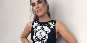 Antes do BBB 24, Wanessa Camargo apostou em conjuntinho preto e branco em show no 'Alta Horas'