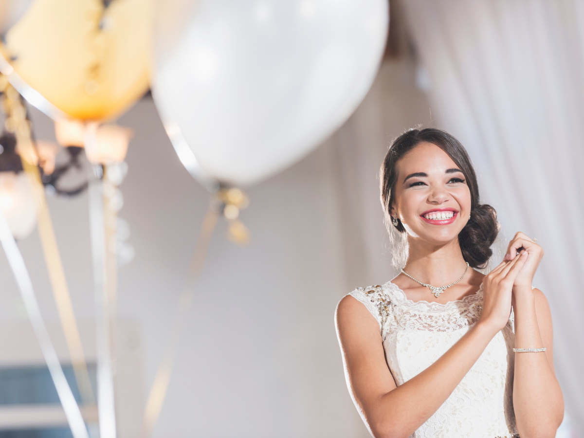 Festa de Quinze Anos penteados