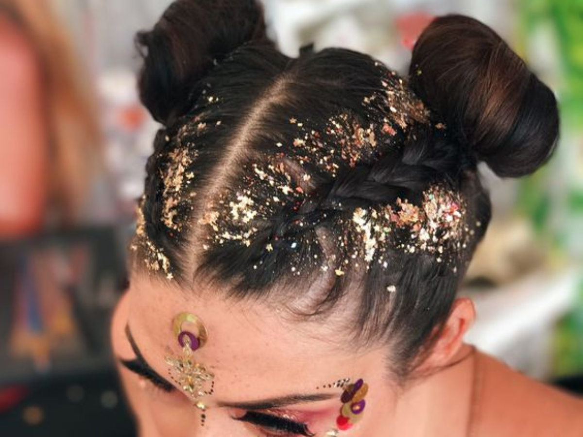 Glitter no Cabelo