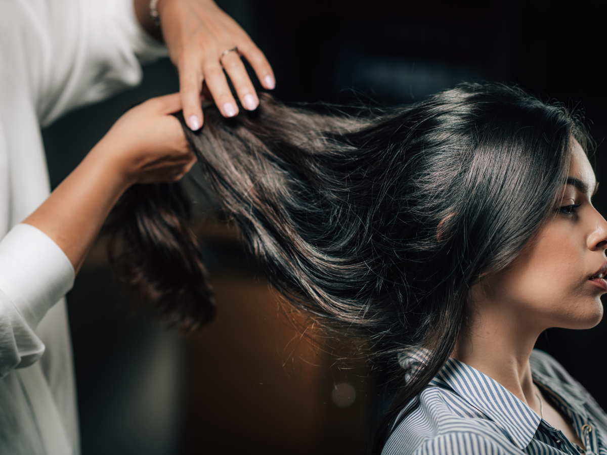 penteado simples cabelos longos