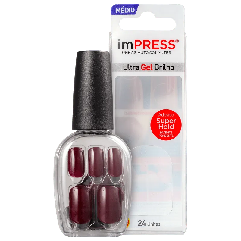 Impress Unhas Colantes - Kiss New York