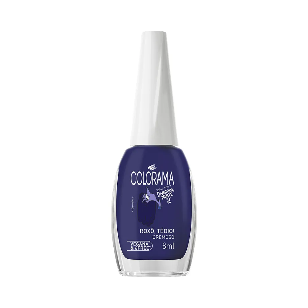 Roxo Tédio - Colorama (Divulgação) - esmalte personagem divertidamente