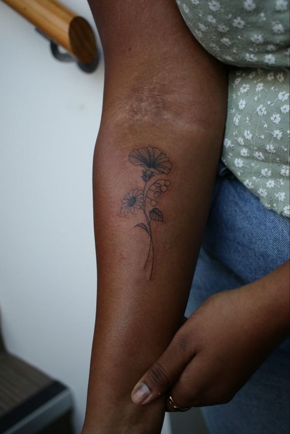 Tatuagem de Flores 