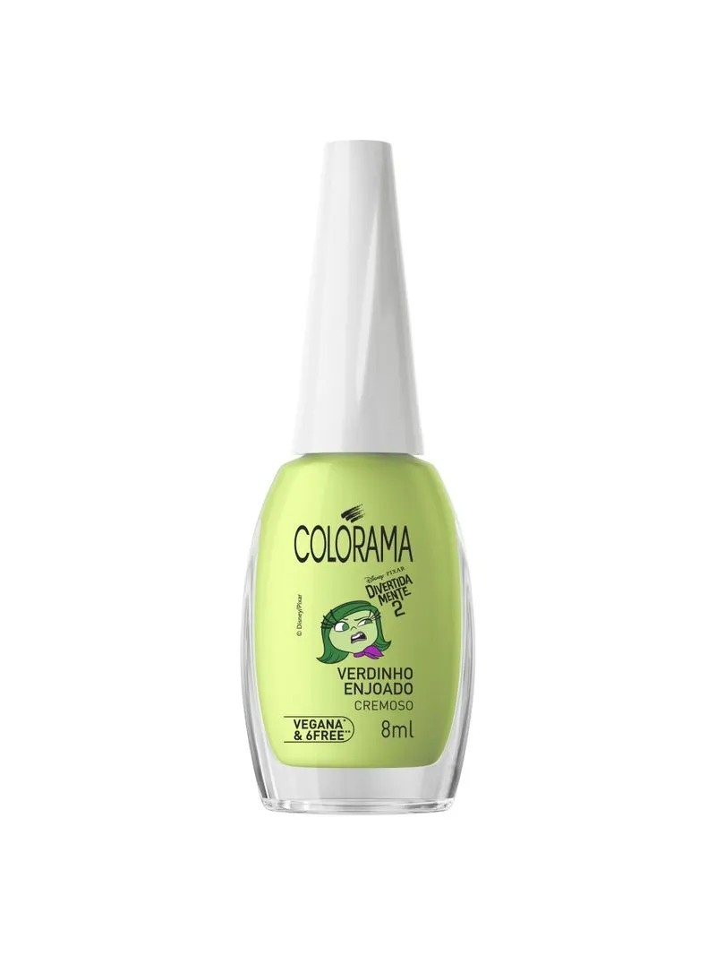 Verdinho Enjoado- Colorama (Divulgação) - esmalte personagem divertidamente