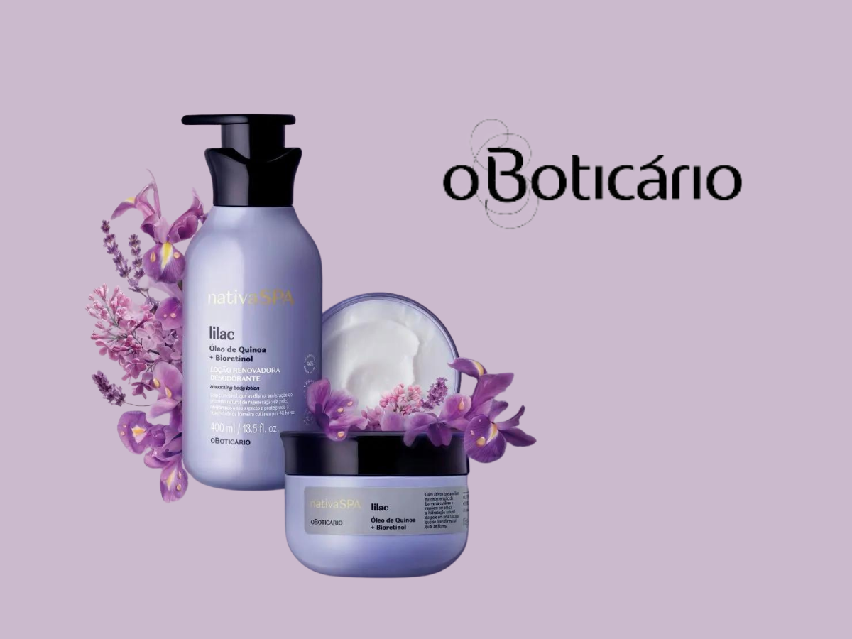 linha do Boticário: Nativa Spa Lilac