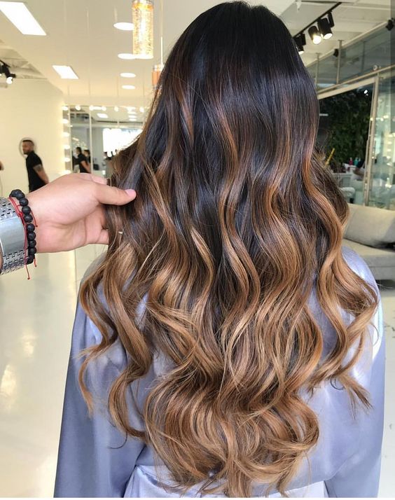 Luzes balayage (Pinterest)