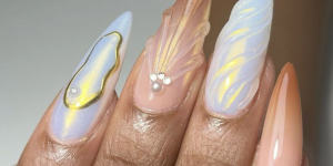 Tendência de unhas coreanas (Pinterest)