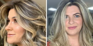 Mechas para cabelos de mulheres 50 - Salão Elaine Carvalho - Pinterest