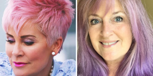 inspirações de cabelo colorido para mulheres de 50 anos