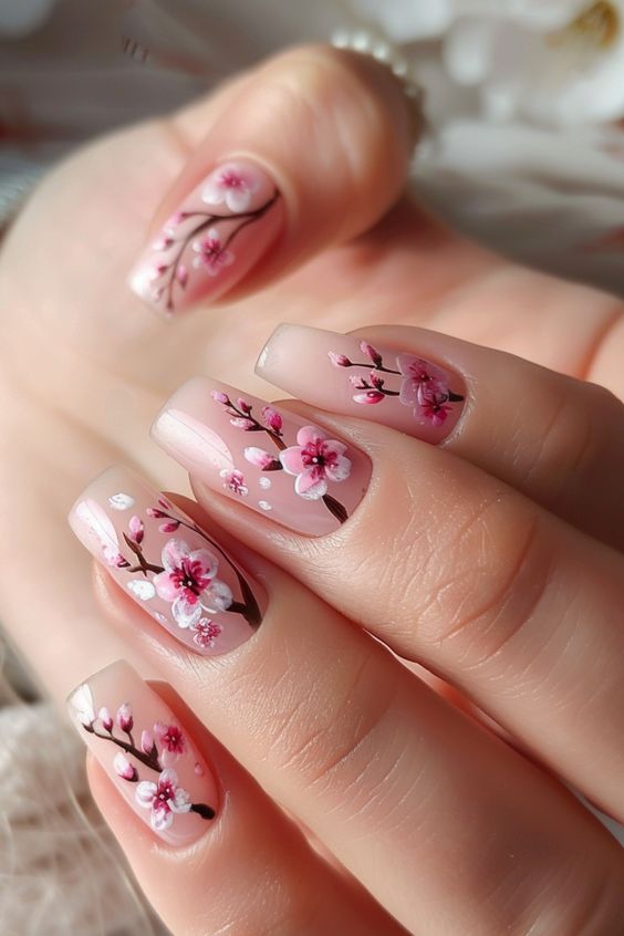 Unhas estilo japonês (Pinterest)