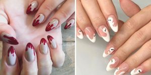 ideias de unhas para Halloween