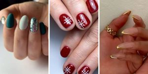 unhas decoradas para natal 2024