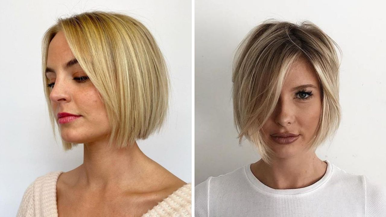 corte de cabelo blunt bob