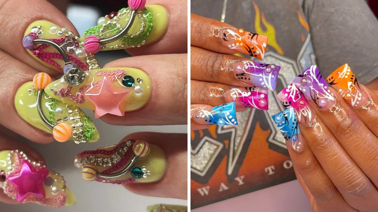 ideias de unhas junk